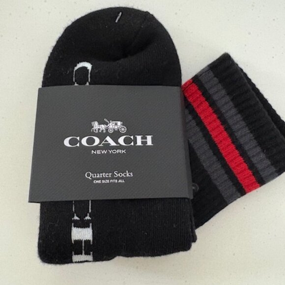Coach Sport Quarter Crew Socks - Picture 2 of 3